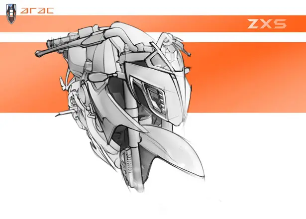 ARAC ZXS Motorcycle by Marko Petrovic