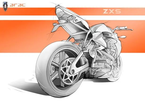 ARAC ZXS Motorcycle Concept by Marko Petrovic