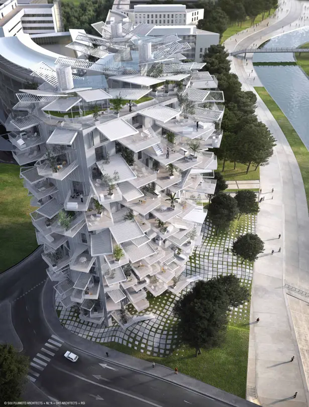 Arbre Blanc - White Tree Tower by Sou Fujimoto Architects, Nicolas Laisné Associates, and Manal Rachdi OXO Architects