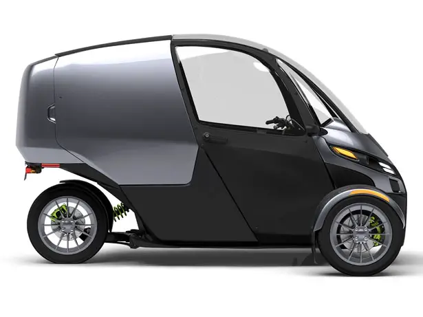 Arcimoto Three-Wheel Utility Electric Vehicle