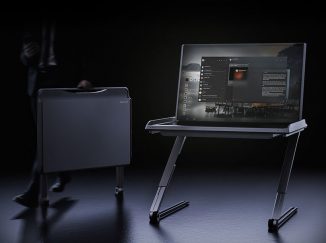 Area Flip Workspace Device Expands Your Work Environment in a Smart Way