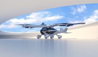 Futuristic Aska Drive and Fly eVTOL with Hybrid System