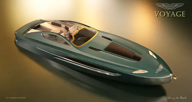 Aston Martin Voyage Boat Concept by Luiz de Basto