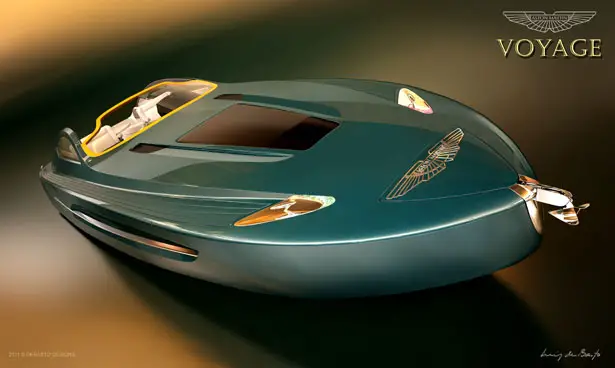 Aston Martin Voyage Boat Concept by Luiz de Basto