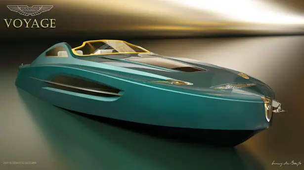 Aston Martin Voyage Boat Concept by Luiz de Basto