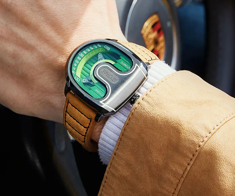 Atowak Ettore Supercar Inspired Watch Features Mechanical Curves and Elegance of a Race Track