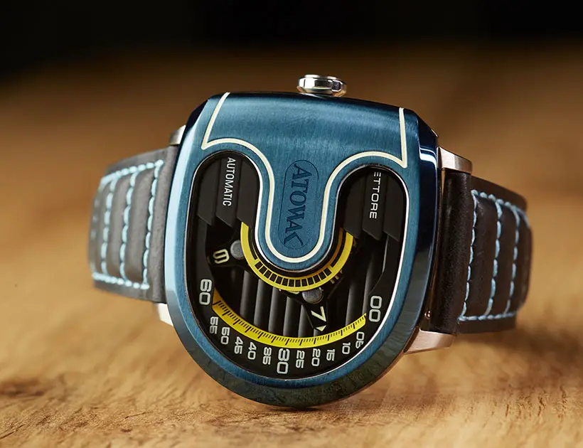 Atowak Ettore Supercar Inspired Watch Features Mechanical Curves and Elegance of a Race Track
