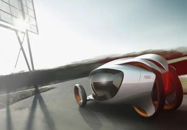 Audi 2Lip Futuristic Vehicle for 2050 by Davide Varenna