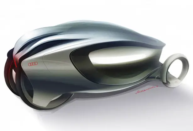 Audi 2Lip Futuristic Vehicle for 2050 by Davide Varenna