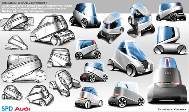 Audi Capsule Concept Car by Francisco Calado