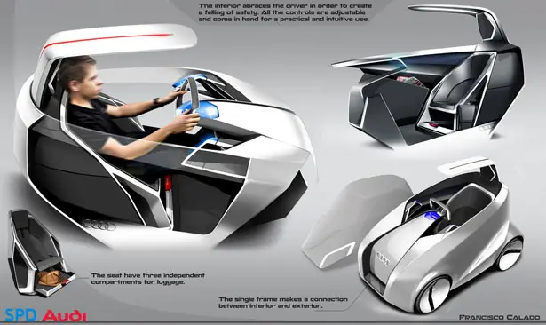 Audi Capsule Concept Car by Francisco Calado