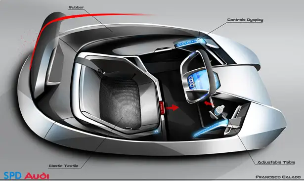 Audi Capsule Concept Car by Francisco Calado