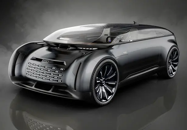 Futuristic Audi e-Tron Imperator Concept Car by Frederic Le Sciellour