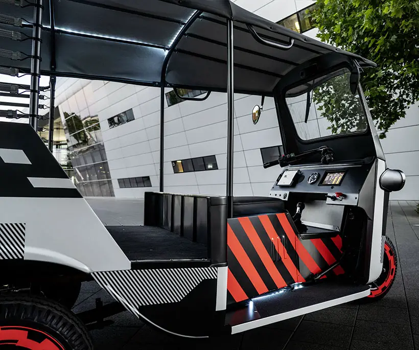 Audi x Nunam Three Electric Rickshaws Offer Greener Mobility for India