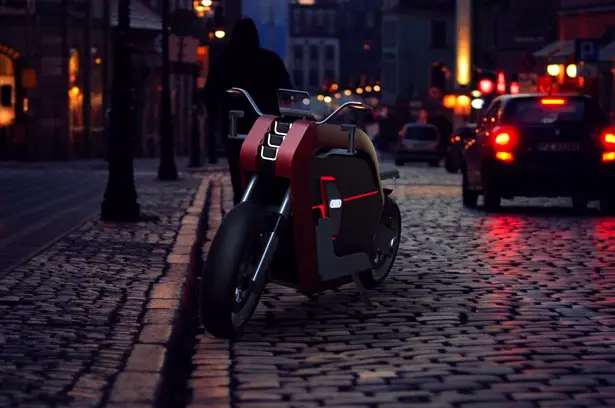 Audi R1 e-Tron Concept Motorcycle by Giorgi Tedoradze