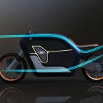 Audi R1 e-Tron Concept Motorcycle by Giorgi Tedoradze