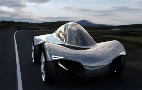 Audi RH Combines A Zero Emission Hydrogen Engine Concept With Extreme Lightweight Technology