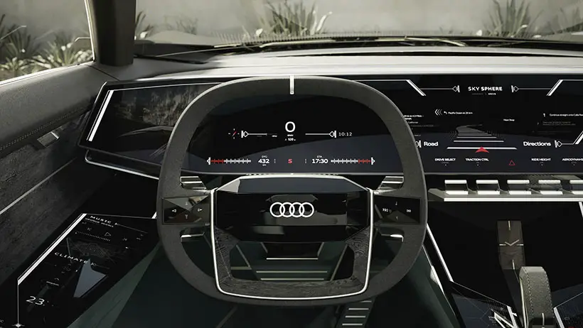 Futuristic Audi Skysphere Concept Car
