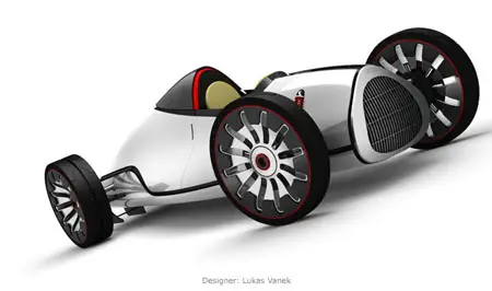 Audi Auto Union Type-D Concept Car by Lukas Vanek