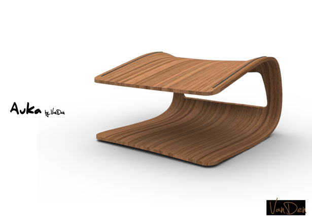 Auka Laptop Stand : Simple and Elegant Laptop Stand