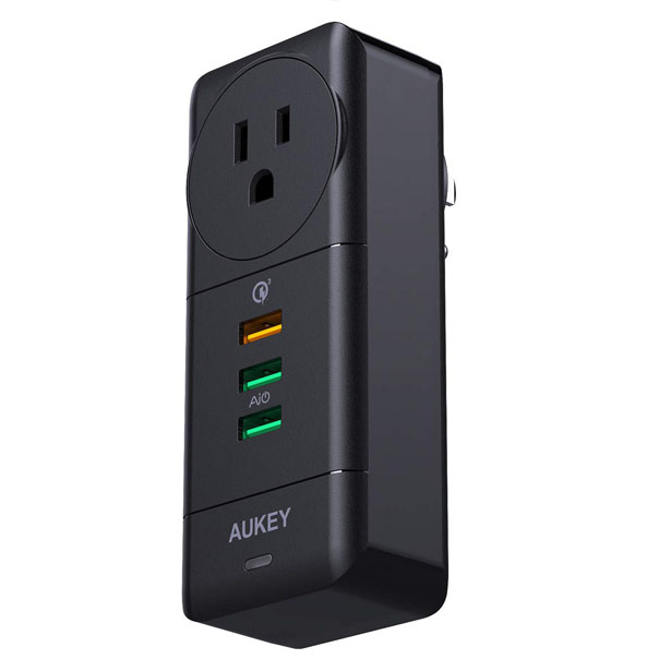 AUKEY USB Wall Charger with Rotate Plug