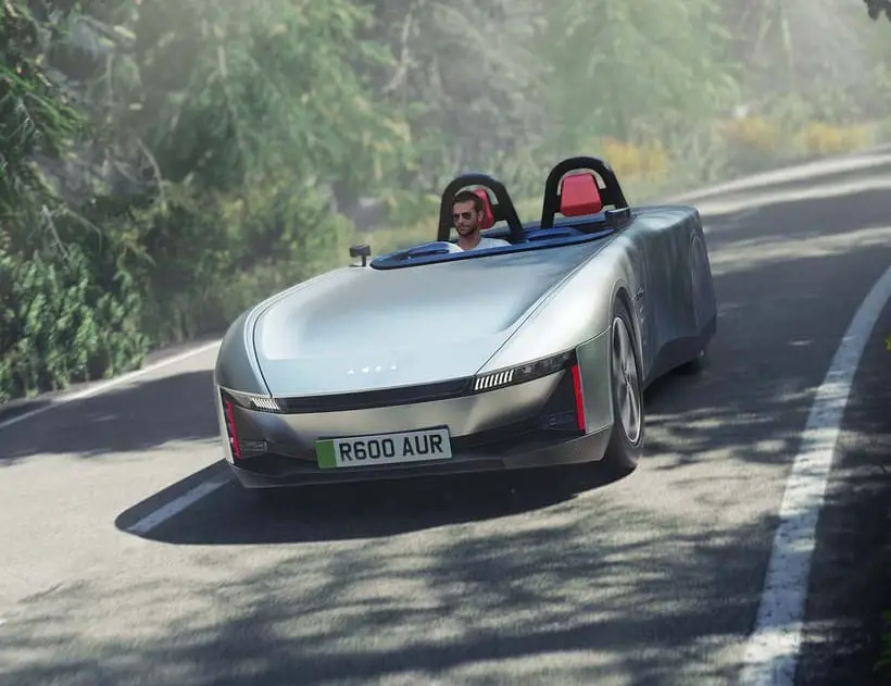 Aura All Electric Long Range Concept Car from UK-based Company
