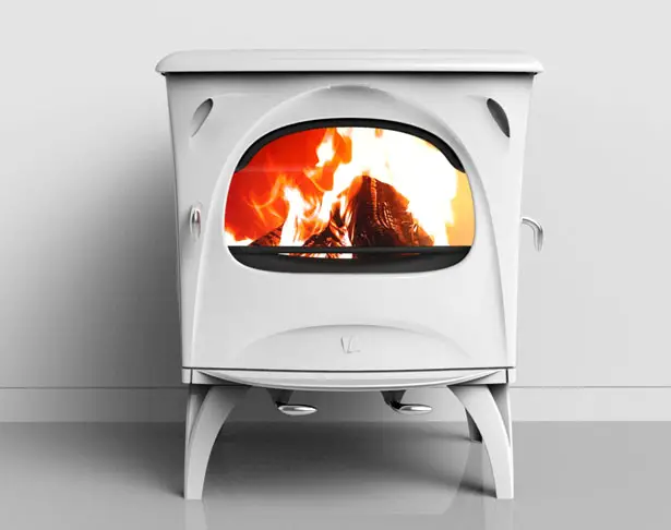 Aurore Wood Stove by Jerome Olivet