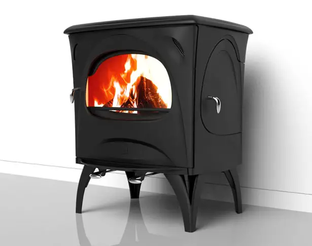 Aurore Wood Stove by Jerome Olivet