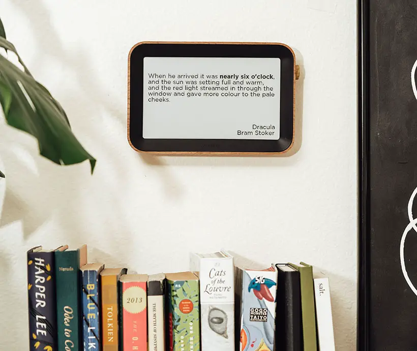 Modern Author Clock Tells Time Through Literary Quotes