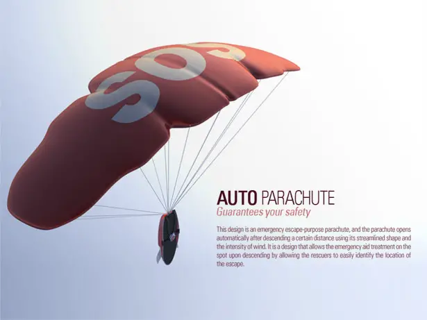 auto parachute fire rescue solution