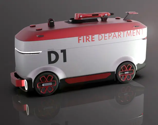 Autonomous Fire Fighting Vehicle by Daniel Pokorný