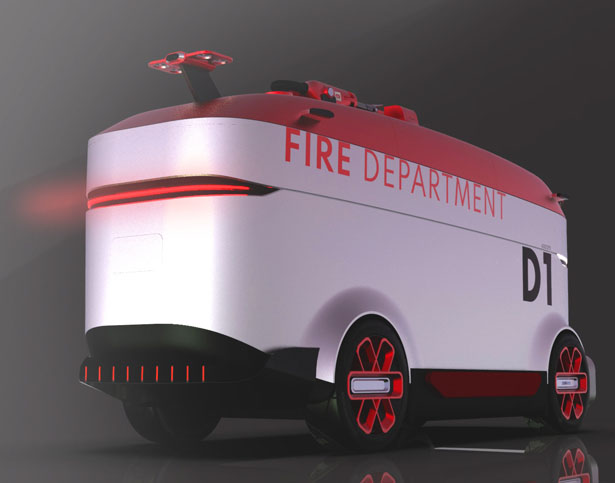 Autonomous Fire Fighting Vehicle by Daniel Pokorný