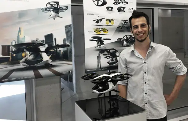 Autonomous Passenger Drone Features Modular Design for Different Situations