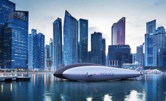 Futuristic Avalon Airships EOS Zero Emissions, Unmanned, Hybrid Airship Platform