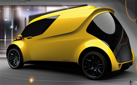 aventos car concept for mega cities