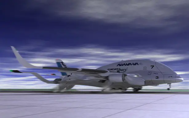 AWWA-VA Gigabay Cargo Airplane by Oscar Viñals