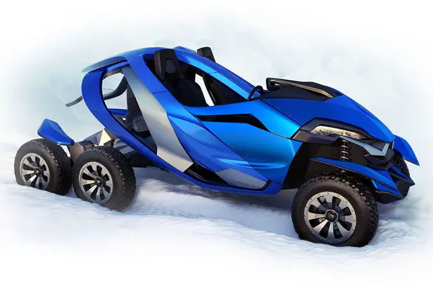 Azaris Six Wheeled Off-Road Advanced Vehicle