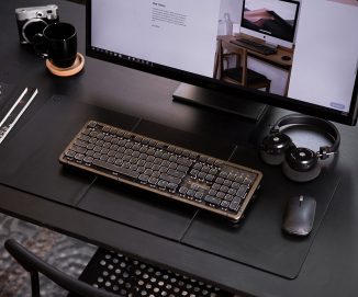 AZIO RC Prestige Mechanical Keyboard Brings Back Retro Classic Typewriter-Style Keyboard