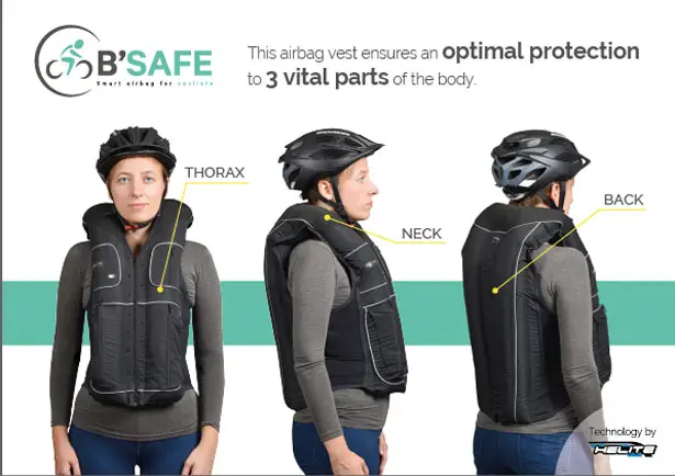 B'Safe Smart Airbag for Cyclists