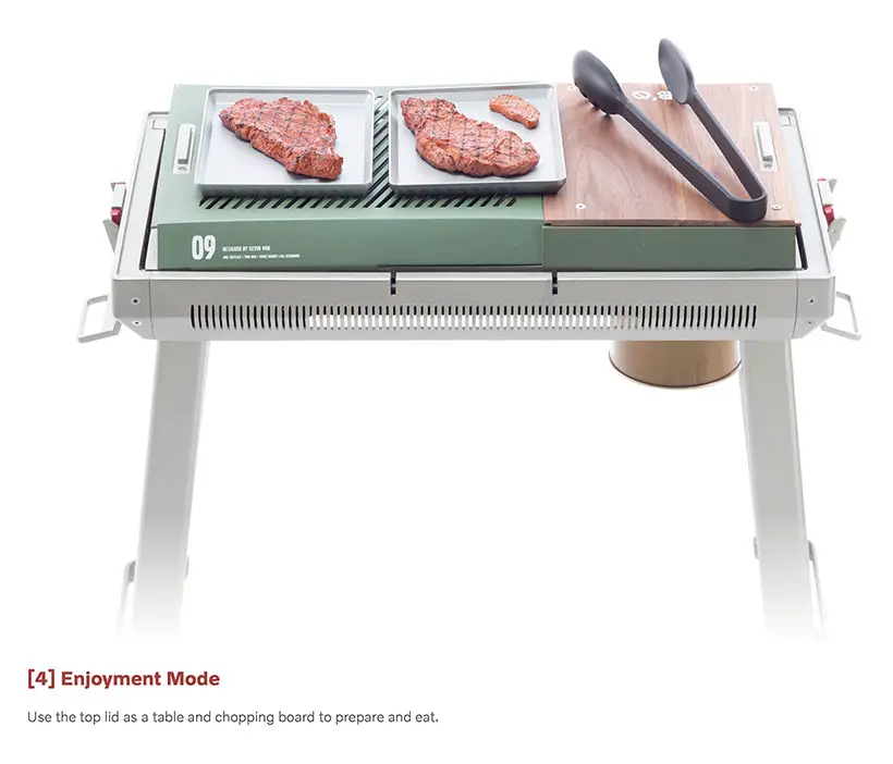 B2Q Kit Portable BBQ Kit by Kevin Von, Lim YiLin, and Yin Man Chan