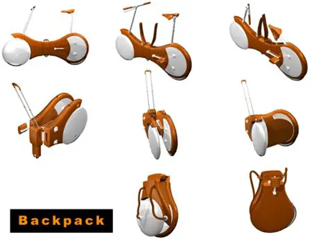 backpack bicycle