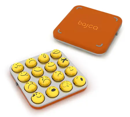 Bajca is A Cool Emoticon Keypad and Also Cute Personal Jewelry to Wear