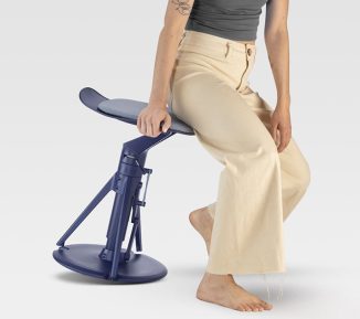 Balance Chair Concept with Two Sitting Modes by Or Ben-Dov