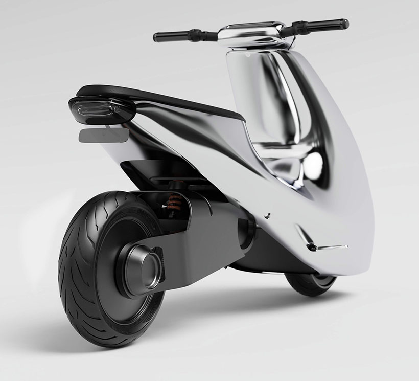 Futuristic Nano Electric Scooter by Bandit9