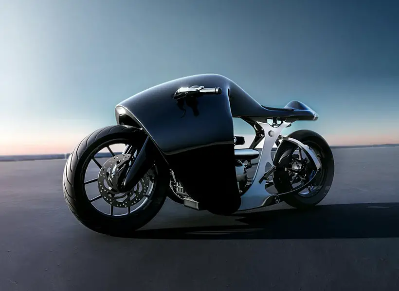 Futuristic Bandit9 Supermarine Motorbike