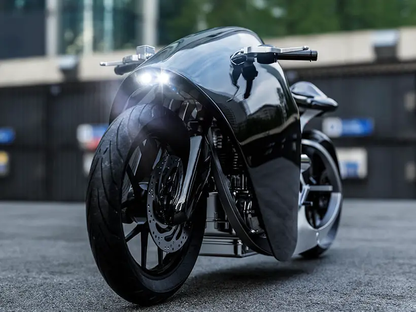 Futuristic Bandit9 Supermarine Motorbike