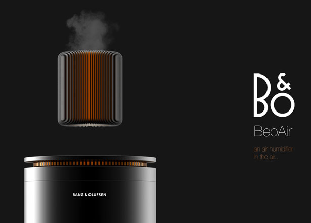 BeoAir: Air Purifier and Humidifier Concept Proposal for Bang & Olufsen by Sıla Tülay Zeytin