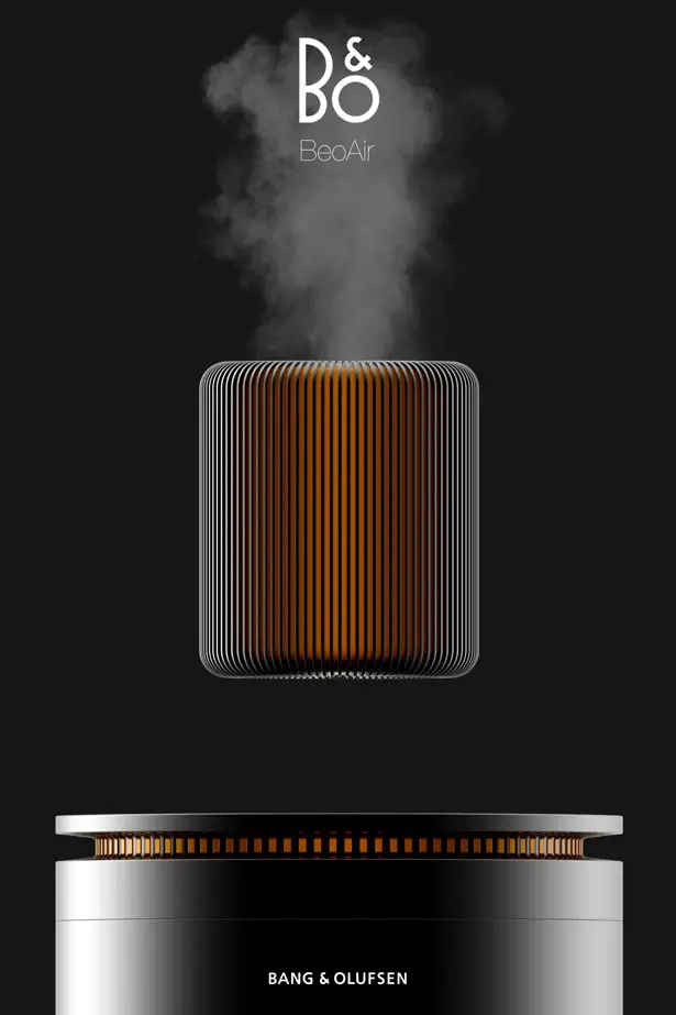 BeoAir: Air Purifier and Humidifier Concept Proposal for Bang & Olufsen by Sıla Tülay Zeytin