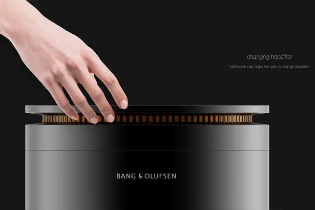 BeoAir: Air Purifier and Humidifier Concept Proposal for Bang & Olufsen by Sıla Tülay Zeytin
