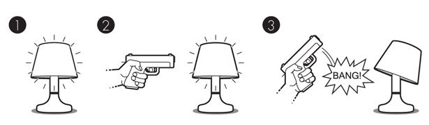 BANG! Desk Lamp by Bitplay